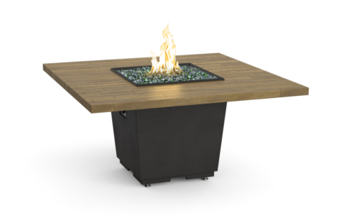 American Fyre Designs Cosmopolitan Square Dining Fire Table